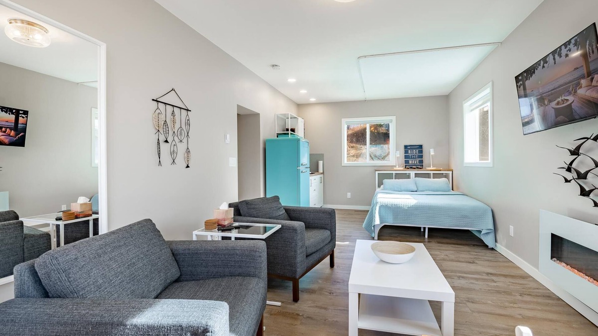 Birch Bay Apartment | Creekside Studio- right across from the Beach.
