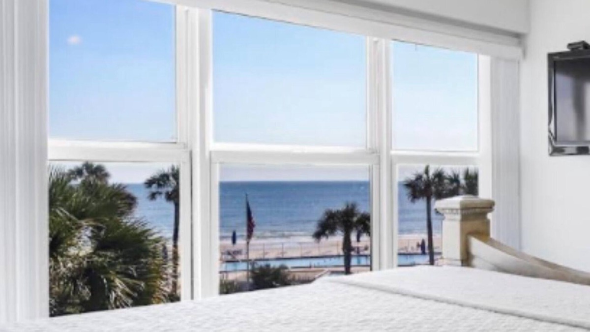 Crescent Beach Condo | Crescent Sandpiper 214 OCEANFRONT -Oceanside pool Crescent Beach St Augustine