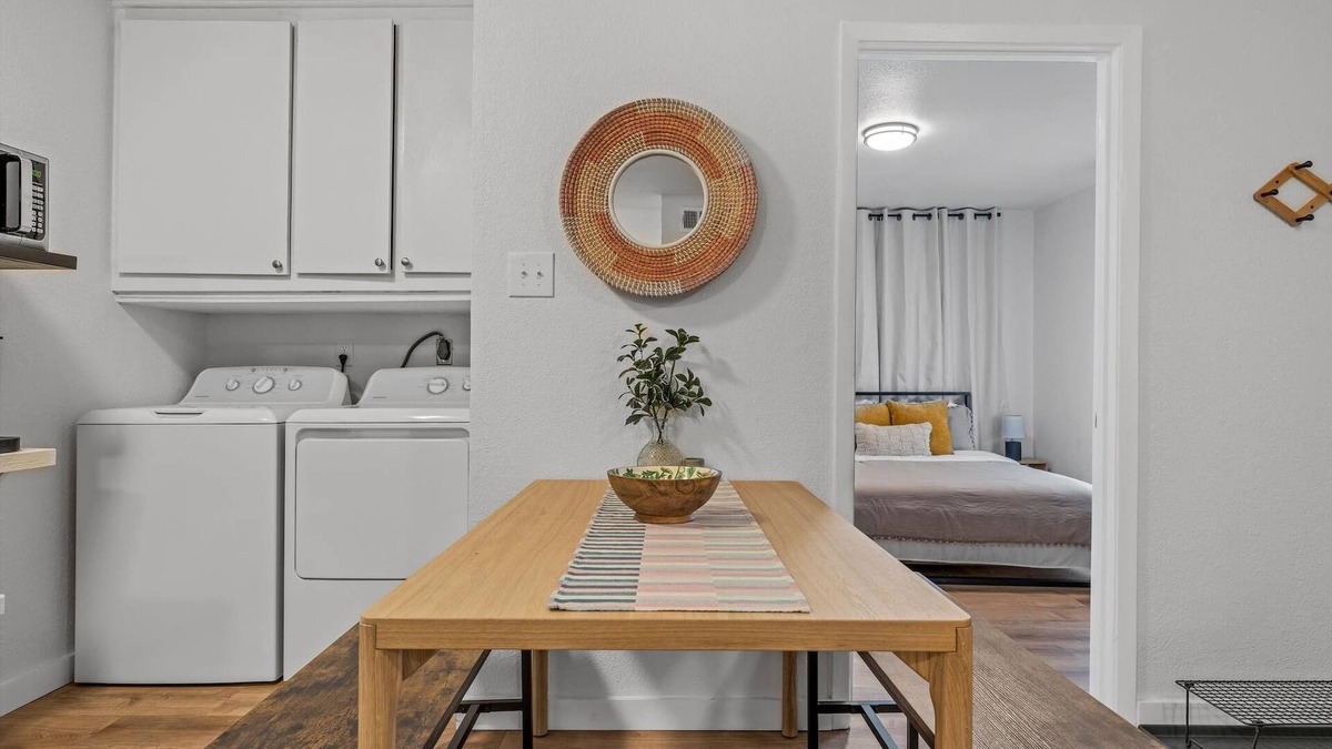University House | Crew Suite: 2BR/2BA | On-Site Laundry | Pets OK