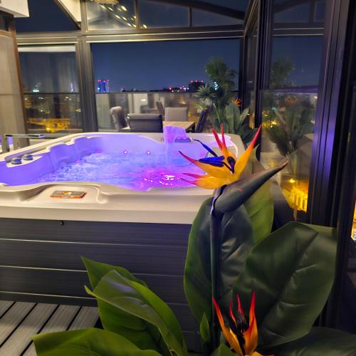 Bucharest City-Centre Apartment | Crown Penthouse - Luxurious, Spa & Vista