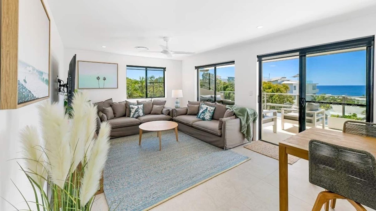 Sunshine Beach Apartment | Crystal Shores Top Floor U/4, One Bedroom Premium Apartment, Stunning Sea View