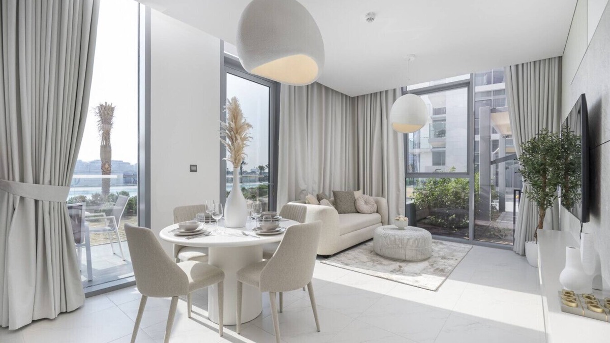 Dubai Apartment | Crystal water lagoon living in District One