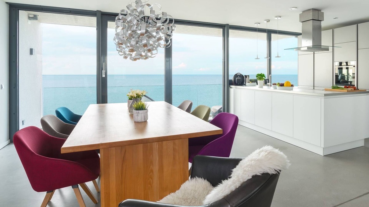 Olpenitz House | CUBE23: Luxury holiday home with fitness and wellness floor, roof terrace & sea view