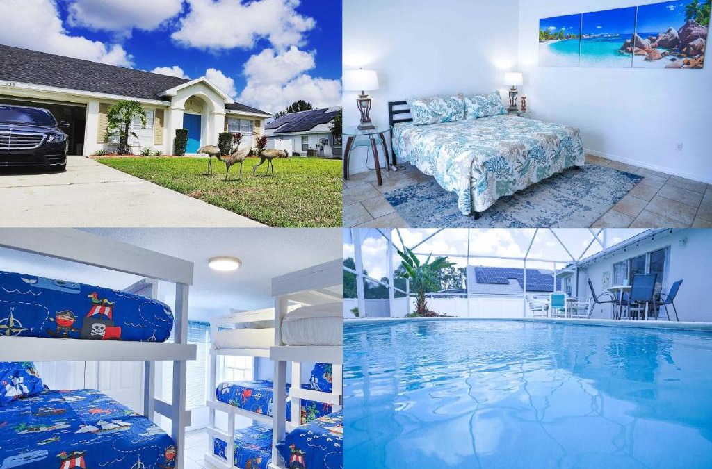 Sunridge Woods House | Cute Beach Villa w POOL/ 9 mile to Disney