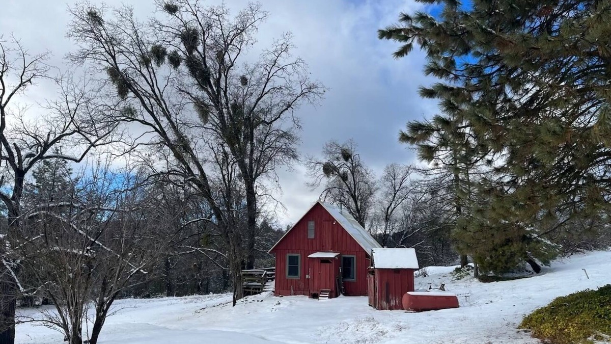 Dunlap Cabin | Cute, Cozy, Private, Little Red Cabin right outside Kings Canyon National Park