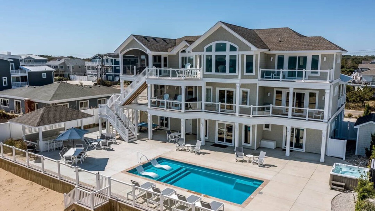 Sandbridge House | Dancing Dolphin | Oceanfront | Private Pool, Hot Tub