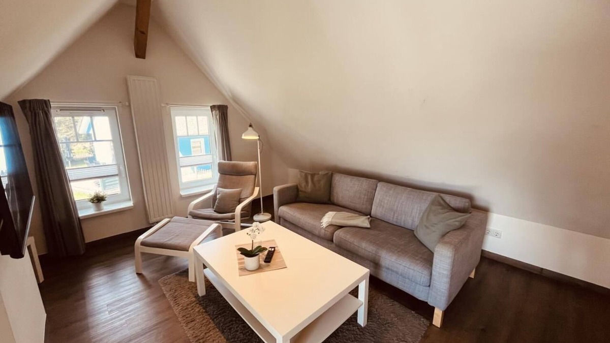 Born auf dem Darss Apartment | De l?tte Leive - sunny roof terrace, dogs allowed, close to the Bodden, Baltic Sea 6km away, WLAN