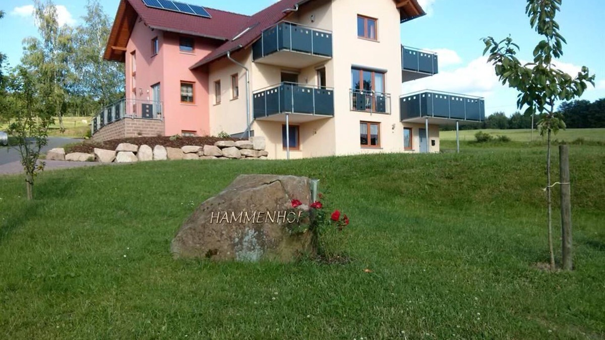 Poppenhausen Apartment | Vacation apartment Hammenhof - Teufelstein, shower, WC, 1 bedroom