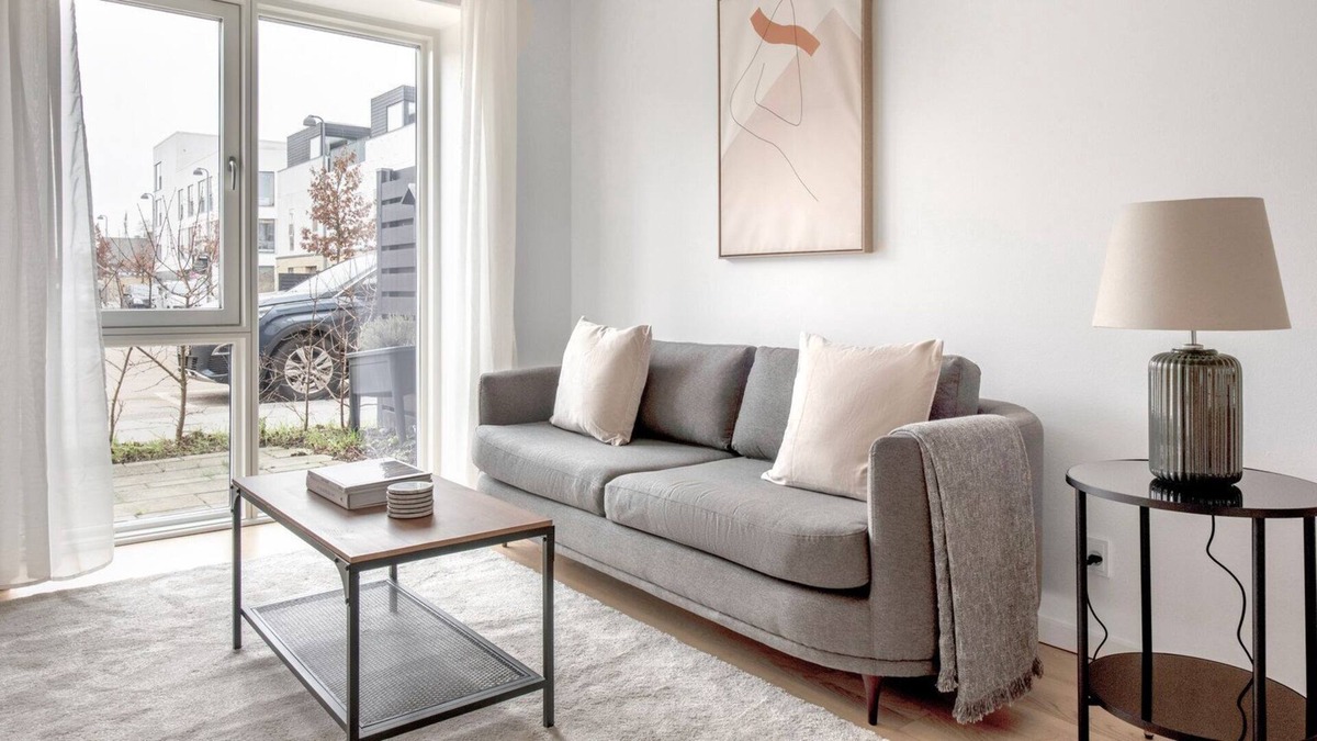 Copenhagen SV Apartment | Deluxe Valby 2BR w/ W/D, Office & Roof, nr Grønttorvet, by Blueground