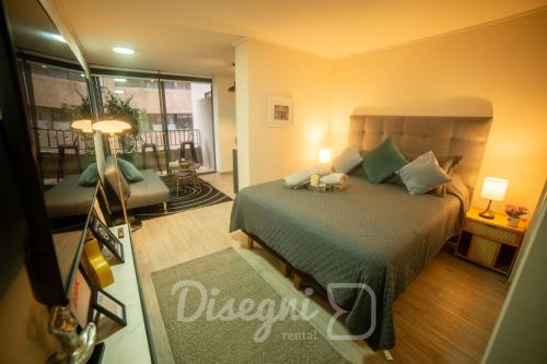 Downtown Santiago Apartment | Departamento Santiago Centro a Pasos del Metro y Movistar Arena Disegni 014