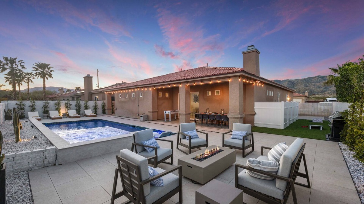 Desert Hot Springs House | Desert Dream: Brand New Pool&Spa, Game Room, Views
