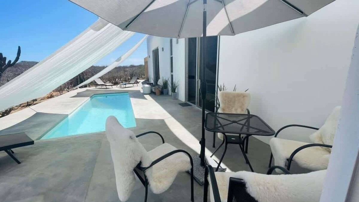 Los Zacatitos House | Desert Zen with Pool, Rooftop, and Glamping Tent