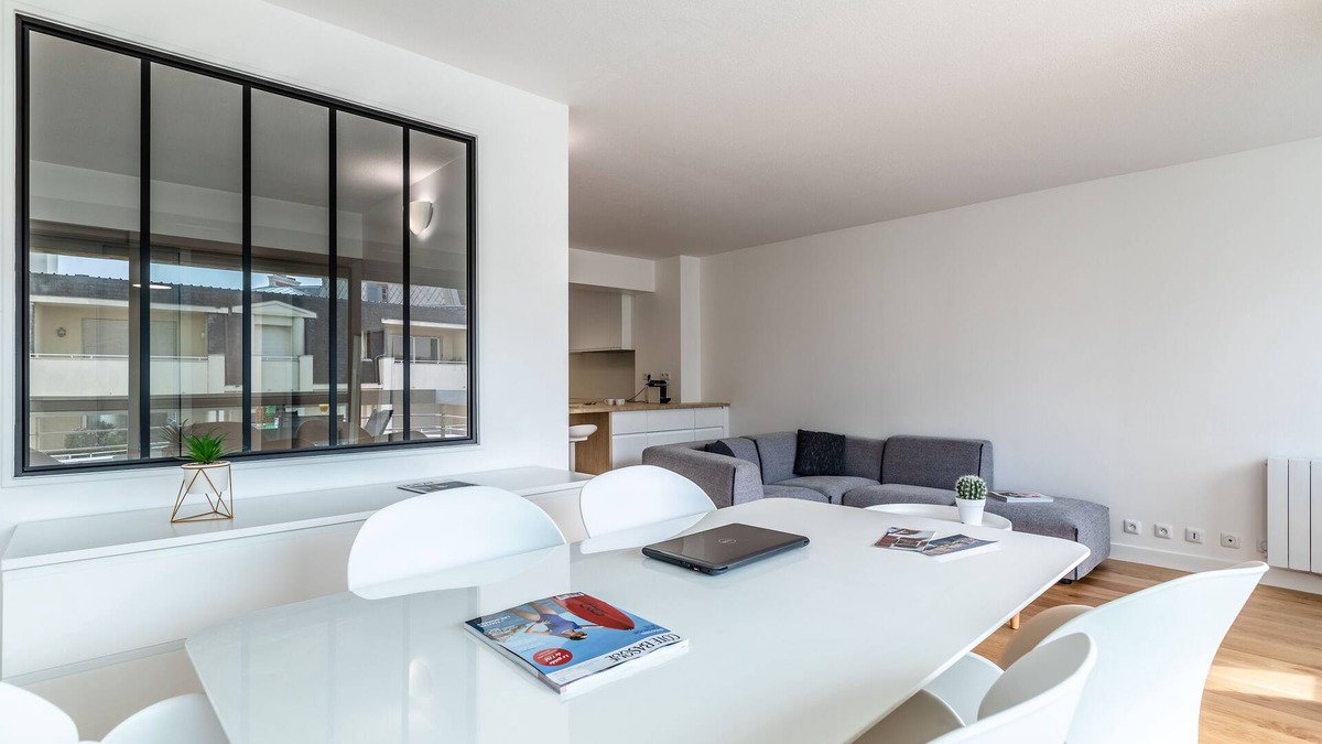 Biarritz Apartment | Design Apartment Biarritz Grande Plage - Residence with Pool