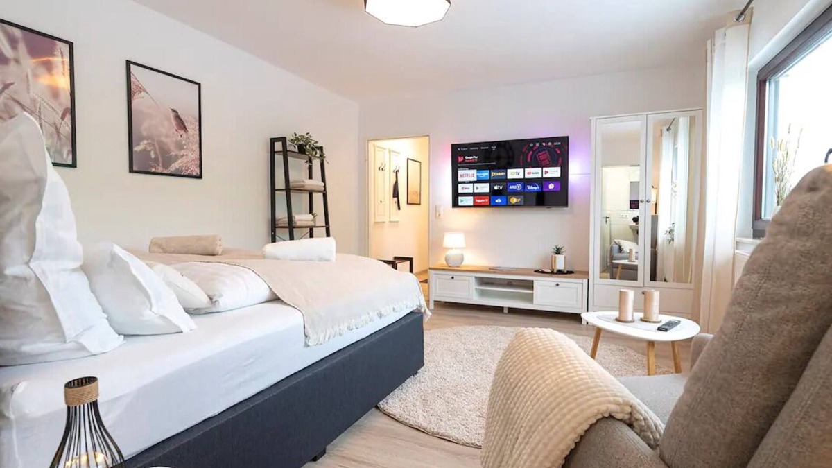Crailsheim Apartment | Design Studio mit 30qm, 1 Wohn-schlafzimmer, Max. 2 Personen