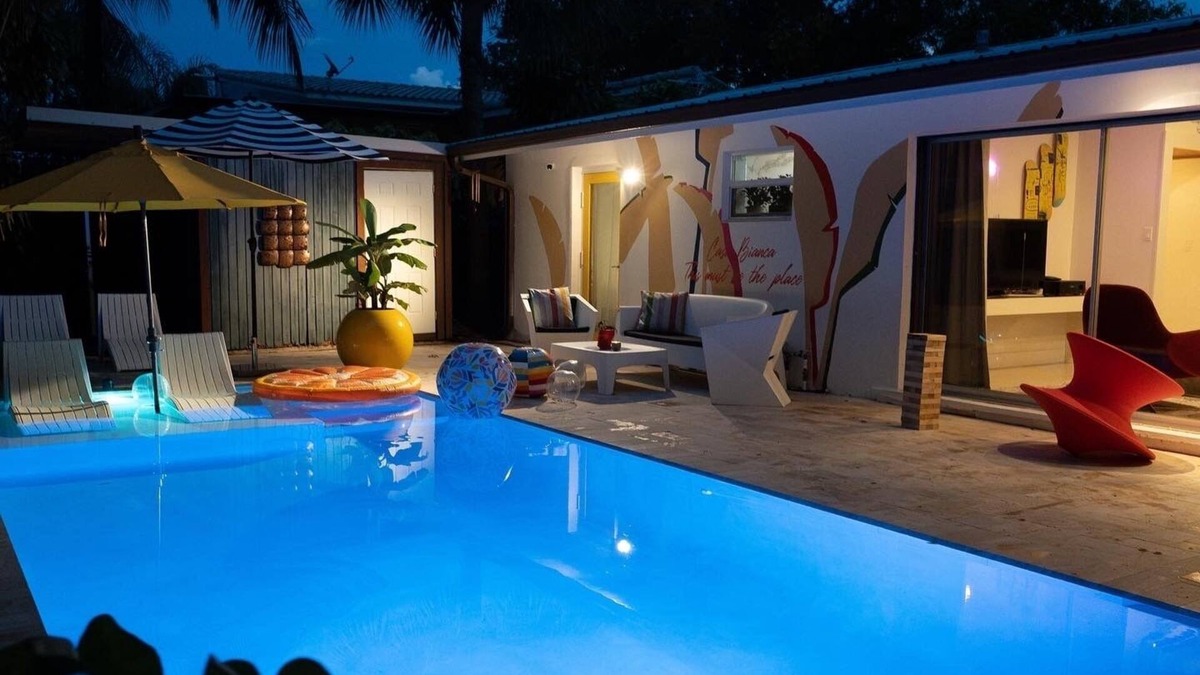 Riverside Park House | Designer 3BR "Tulum" Heated Salt Pool Villa by LasOlas,DRV PNK,Hard Rock, beach!