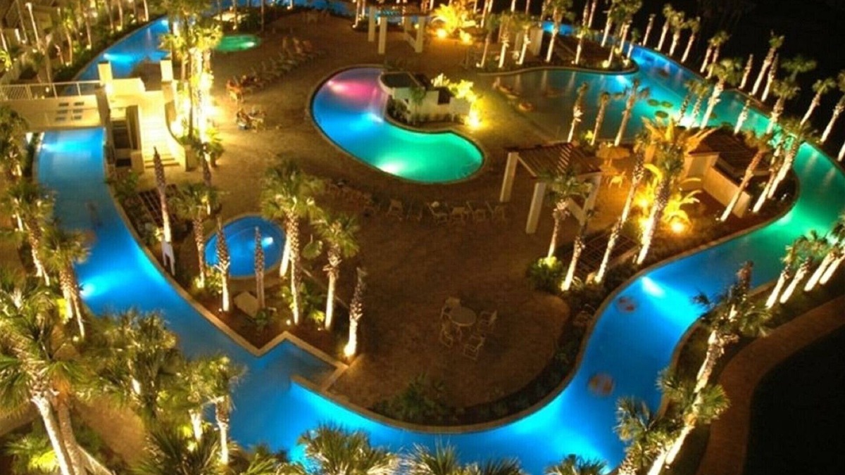 Fort Walton Beach Villa | Destin West Villa 301, oceanview, wraparound balcony, lazy river, 6 pools, beach