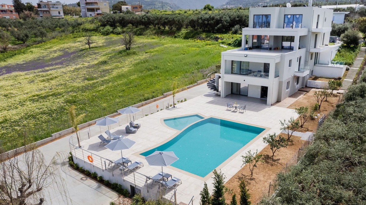 Rethymno Villa | Destino villa ,huge pool,Near Rethymno