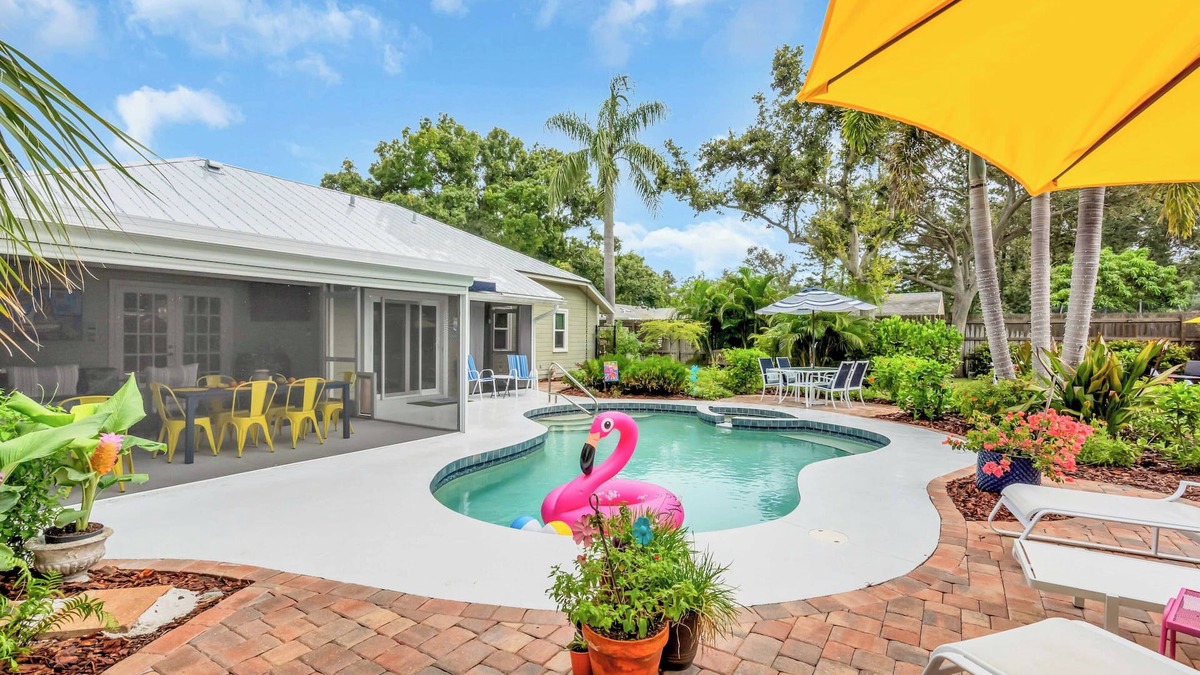 Palma Sola House | Destiny Palms Pool & Spa, Game Room, Mini Golf, Giant Chess Near IMG & AMI