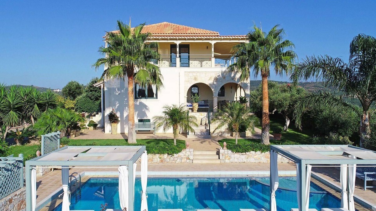 Darmarochori House | Detached villa - pool, panoramic seafront position