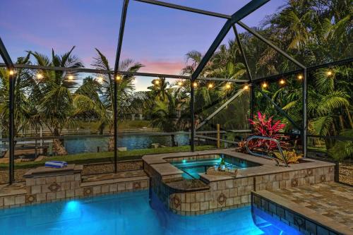 Fort Myers Villa | Direct Access Waterfront Villa with Heated Pool & Spa Edgewater Escape Roelens Vacations