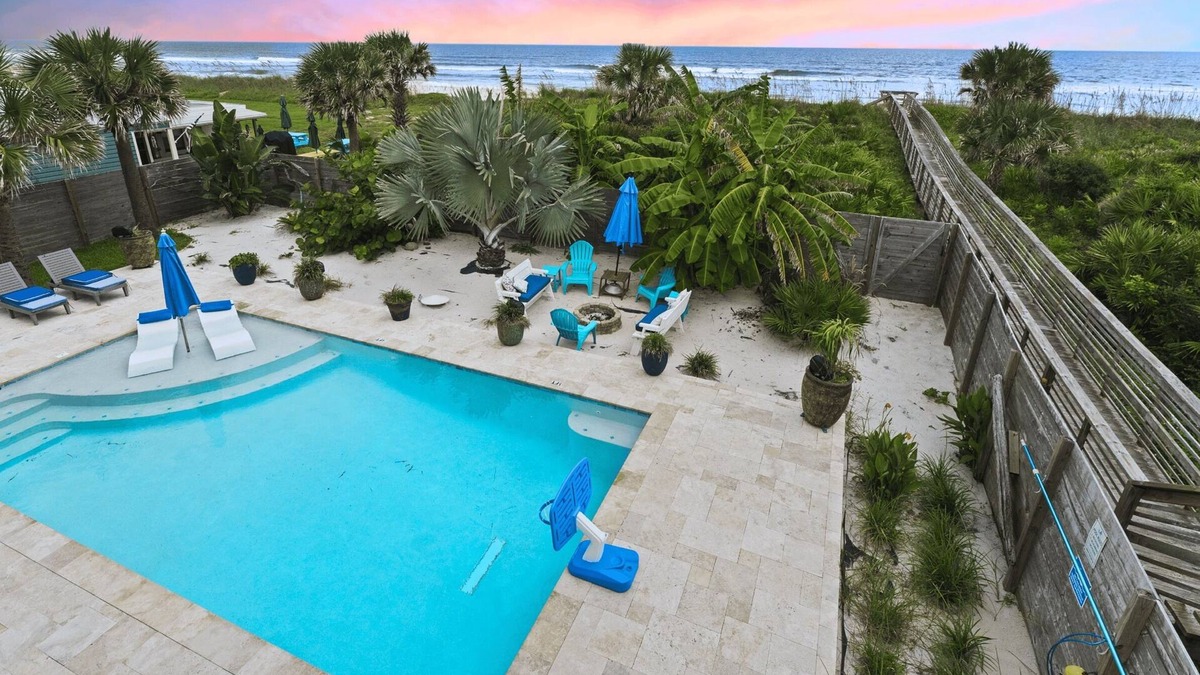 Florida House | Direct Beach Access - Oceanfront Pool & Firepit