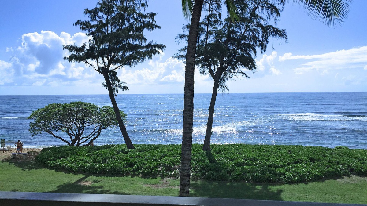 Wailua Condo | Direct Ocean Front, Top Floor Studio Paradise