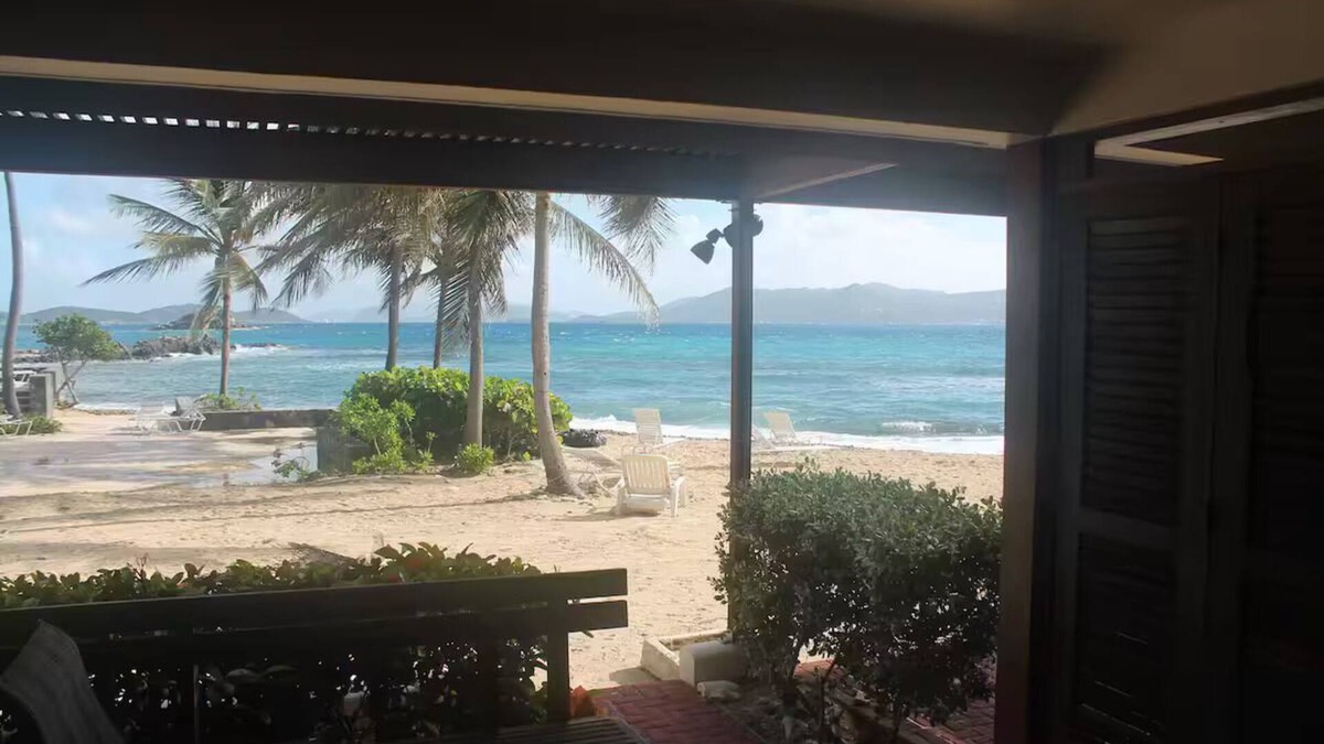 Cabes Point Condo | DIRECTLY ON SAPPHIRE BEACH 30 STEPS FROM CARIBBEAN SNORKELING 30 STEPS TO POOL