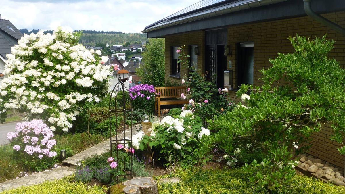 Losheim am See Apartment | Disabled-friendly apartment with garden, terrace, e-car charging facility