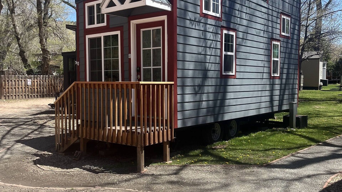 Lyons Resort | Discover Tiny Living: Spacious Pinewood Tiny Home in the Heart of Lyons, CO