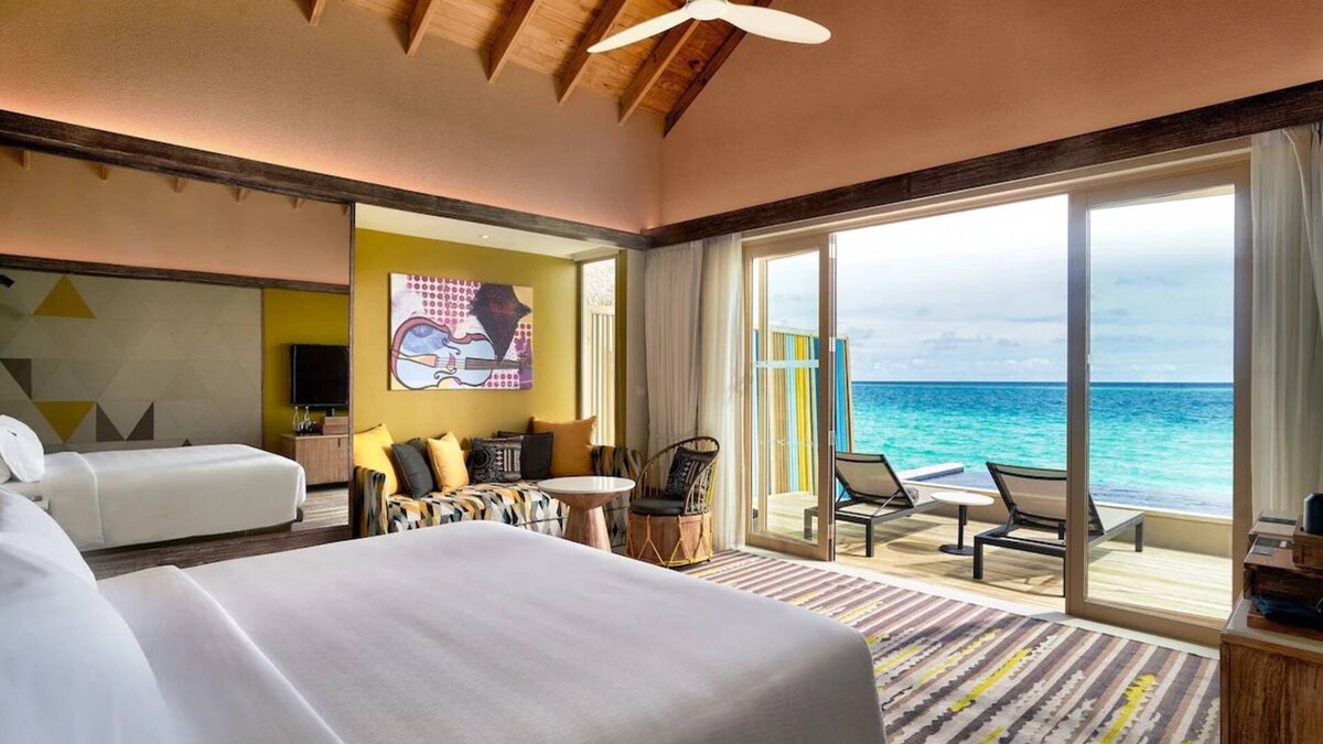 Farukolhufushi Island Hotel | Dive into Music: Overwater Villas & Underwater Tunes Await You!