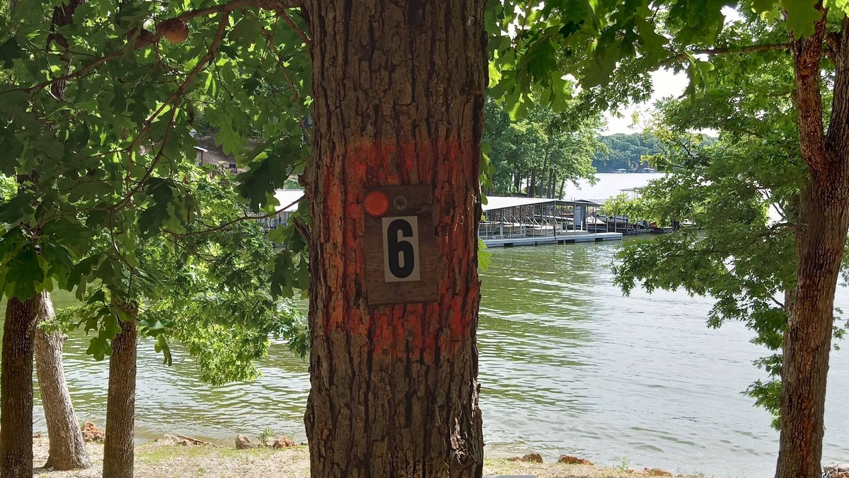 Lake of the Ozarks RV Rental | DnD Campground Site #6 Lake Front Primitive Camp site