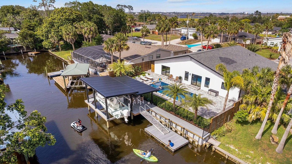 Isle of Palms House | Dockside: Boat dock, Heated Pool, Close to Beach