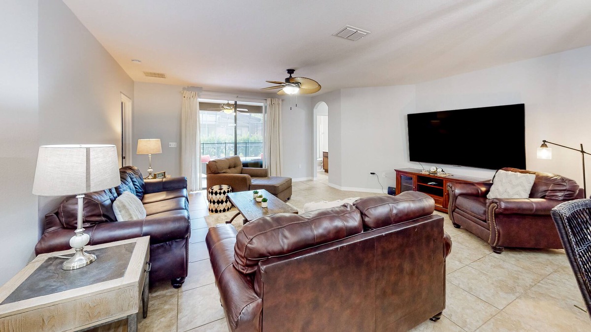 Cypress Pointe House | Dog-friendly home with pool, spa, screened patio, themed bedrooms, & W/D
