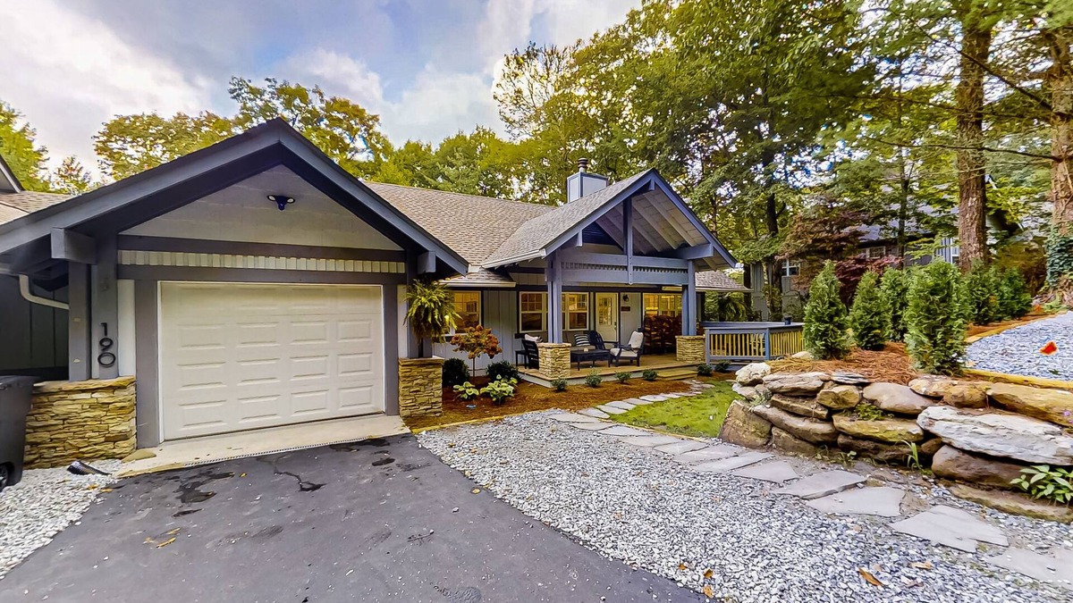 Highlands House | Dog-friendly home with private deck, outdoor fireplace, & immaculate interior