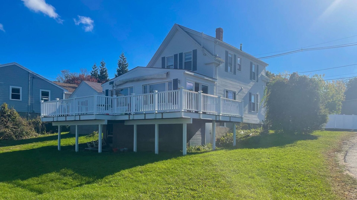 Beverly House | Dog-friendly home with a partial river view & deck - steps from park & beach