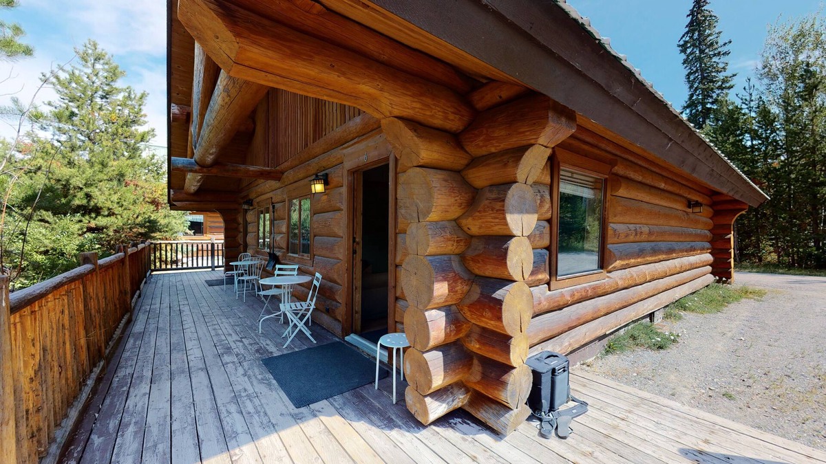 Lac Le Jeune Cabin | Dog-friendly lakefront wilderness resort cabin with deck, WiFi, & full kitchen