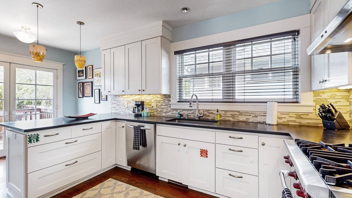 West Woodland House | Dog-friendly spacious retreat with patio, backyard oasis, & W/D - walkable location