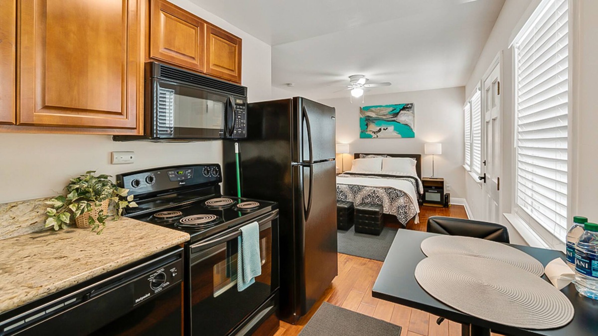 Cortez Hill Condo | Dog-friendly studio with a full kitchen & patio - close to downtown