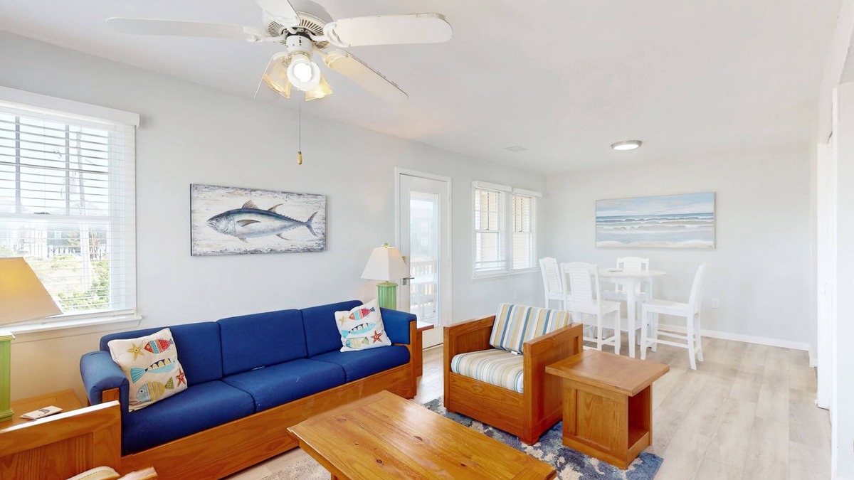 Buxton House | Dog-friendly townhouse with fast WiFi, shared pool, AC, W/D & ocean views