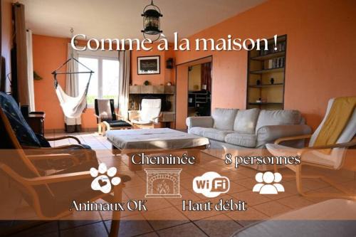 Saint-Samson House | Dogfriendly, grand jardin clos, 4 chambres, grand salon avec cheminée - Larès