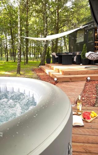 gmina Dobra House | DOM LAS BUS twój leśny azyl z prywatnym jacuzzi