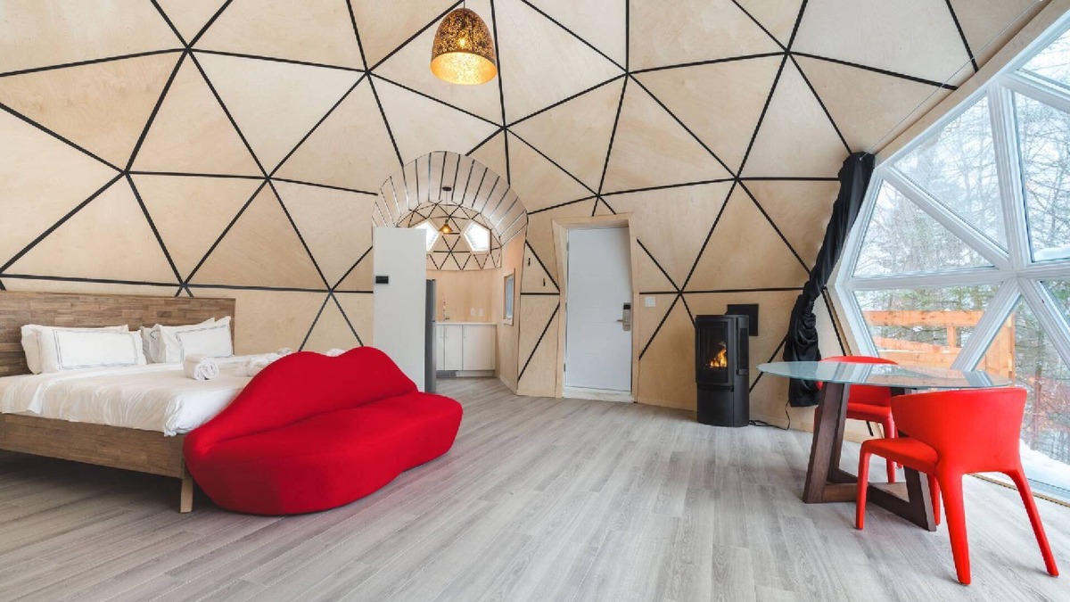 La Conception Ski Chalet | Dome at Bel Air Ideal for a couple - Private Jacuzzi & sauna - Bbq - Fireplace