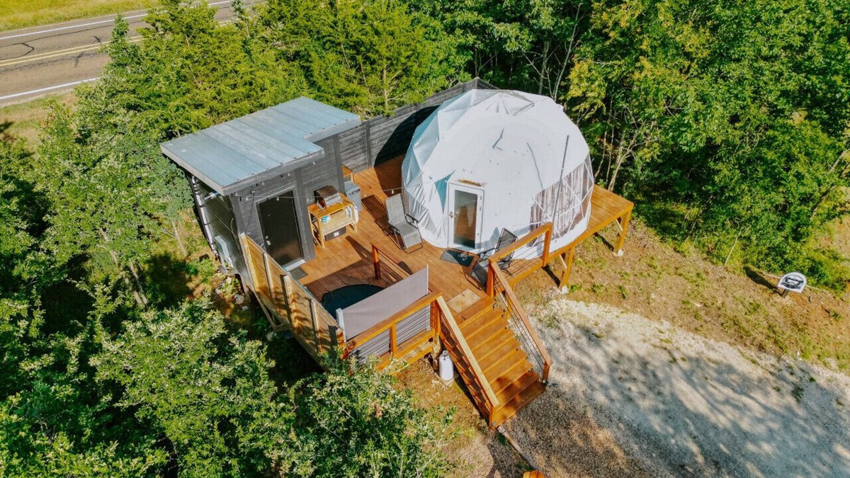 Athens House | Dome under the stars pool/hottub