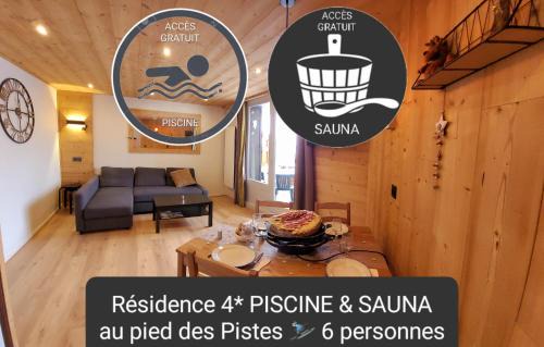Bergers Apartment | Douillet 33 m² piscine et sauna - 6 pers