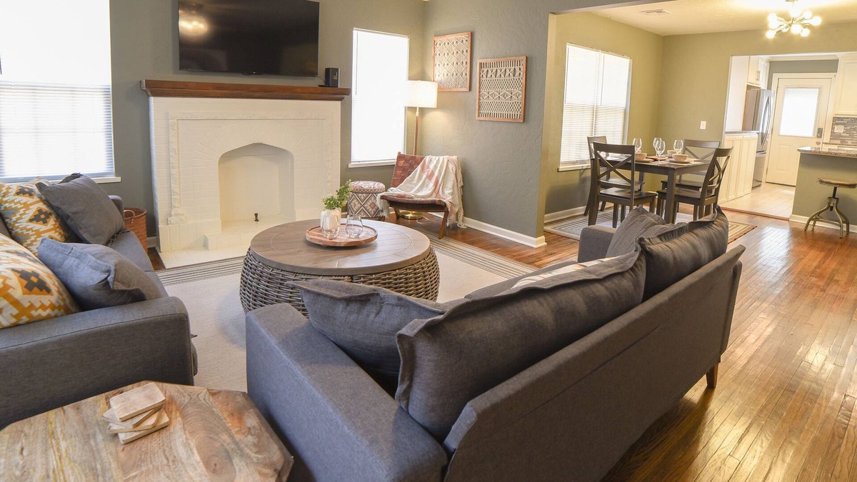 Central Oklahoma City House | Downtown Boho Bungalow near State Fair/Plaza/Paseo