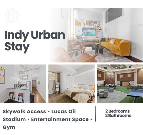 Mile Square Apartment | Downtown Indy 2BR-Stadium, Convention - Arcade Games