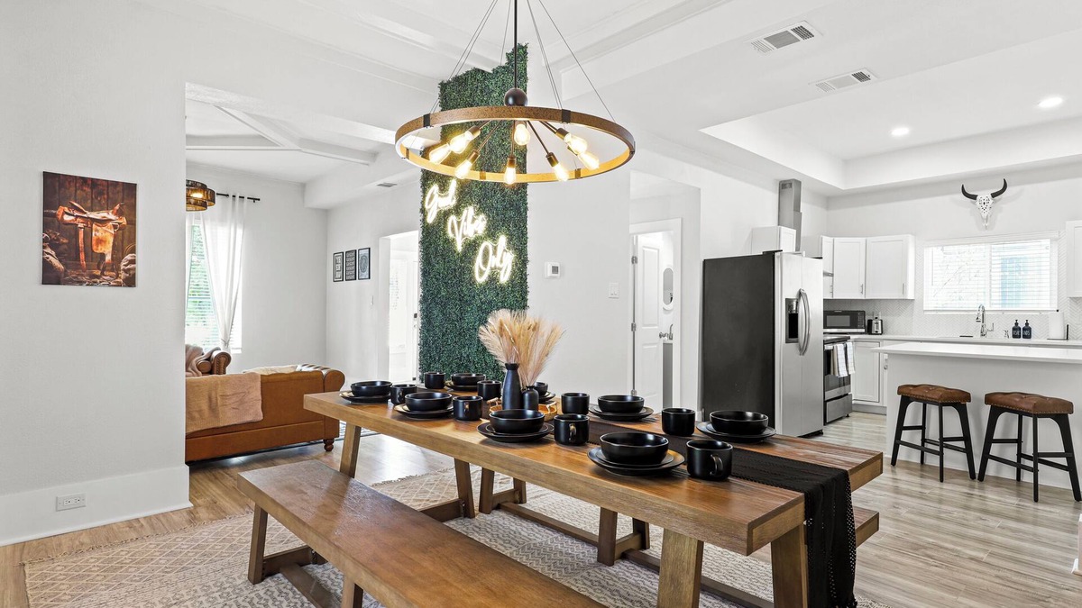 Five Points House | Downtown Retreat 7 Beds 3.5 Bathrooms Heated Pool Sleeps 12 Cowboy Manor