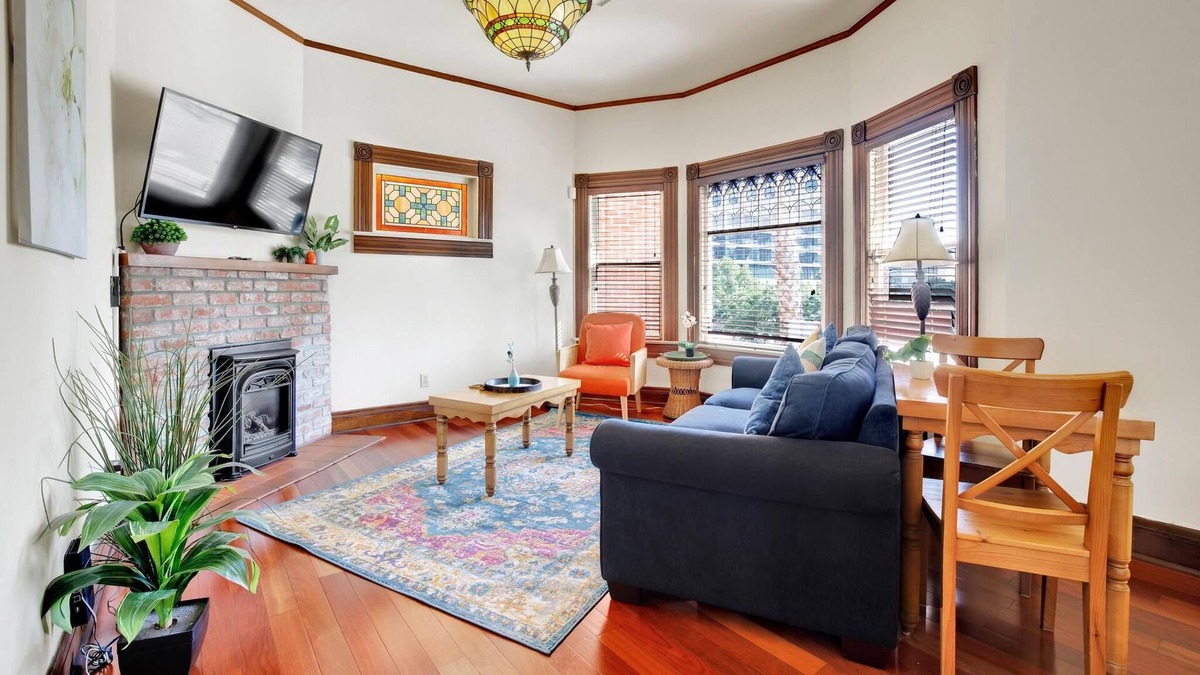 Cortez Hill House | Downtown Victorian 2 Bedroom with Balcony!