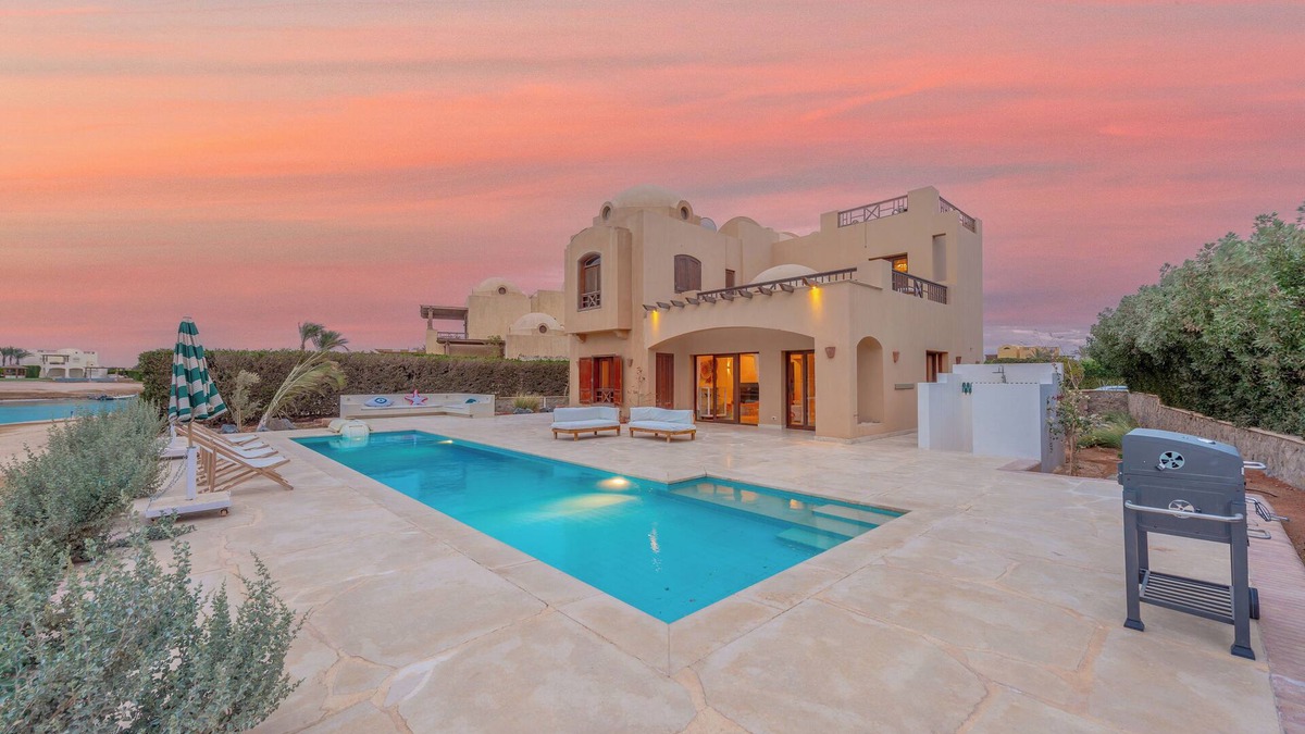 El Gouna Villa | Dream Beach House on Island 3BR Priv Pool Sabina El Gouna