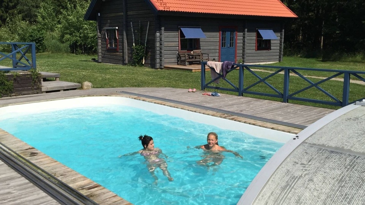 Ryd House | Dream vacation with pool by the lake with boat and sauna